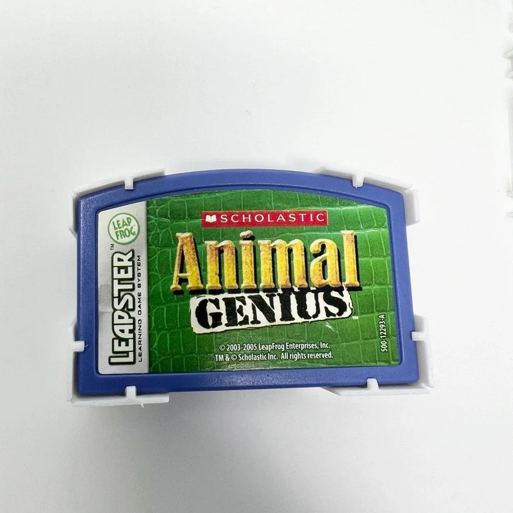 LeapFrog Leapster Games Animal Genius & Scooby-Doo‎ Math Times Two Lot 2007 2009